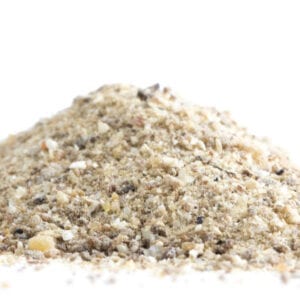 A pile of sand on top of each other.