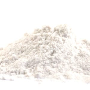 A pile of white powder on top of each other.